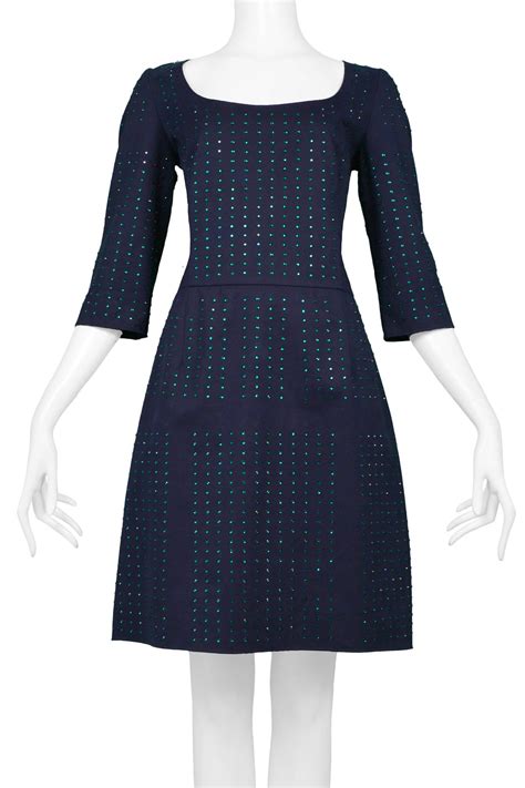 miu miu navy mini dress|miu outlet online.